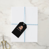 Liebst Du mehr Minimal Design  Geschenkanhänger (Mit Garn)