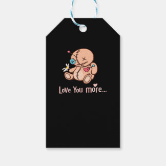 Liebst Du mehr Minimal Design Geschenkanhänger