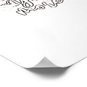 Liebst Du Mehr Modernes Ästhetik-Design  Poster (Ecke)