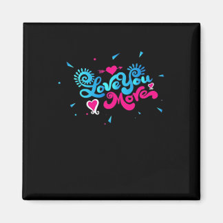 Liebst Du mehr saubere Typografie Magnet