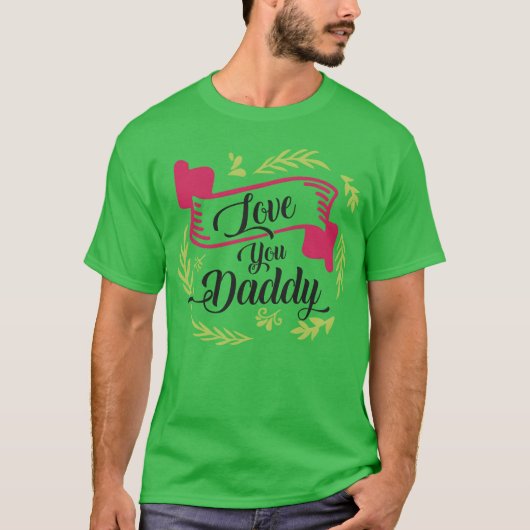 Liebst du Papa-Geschenk T-Shirt (Vorderseite)