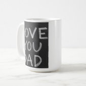 Liebst Du Papa Tasse (Vorderseite Links)