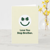 Liebst Du Stiefbruder Karte (Gelbe Blume)