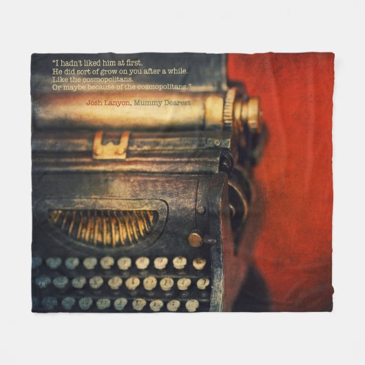 Liebste Fleecedecke der Mama (Vorderseite (Horizontal))