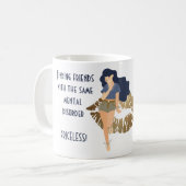 Liebste Freunde mit derselben Geisteskrankheit Ges Kaffeetasse (Vorderseite Links)