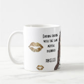 Liebste Freunde mit derselben Geisteskrankheit Ges Kaffeetasse (Links)