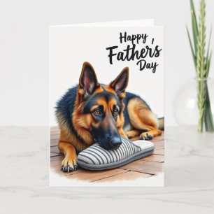 Liebste Karte für den Vatertag für den Hund
