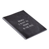 Liebste Leute, die ich gewollt habe, um Notebook z Notizblock (Rechte Seite)