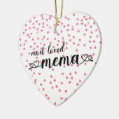 Liebste Mema Keramik Ornament (Links)
