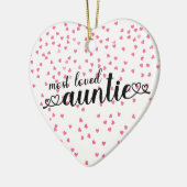 Liebste Tante Keramik Ornament (Links)