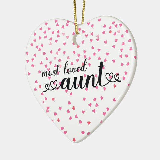 Liebste Tante Keramik Ornament (Links)