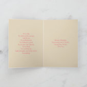 Liebste Tochter Karte (Innenseite)