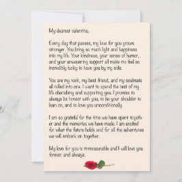 Liebste Valentine Feiertagskarte