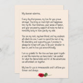 Liebste Valentine Feiertagskarte (Vorne/Hinten)