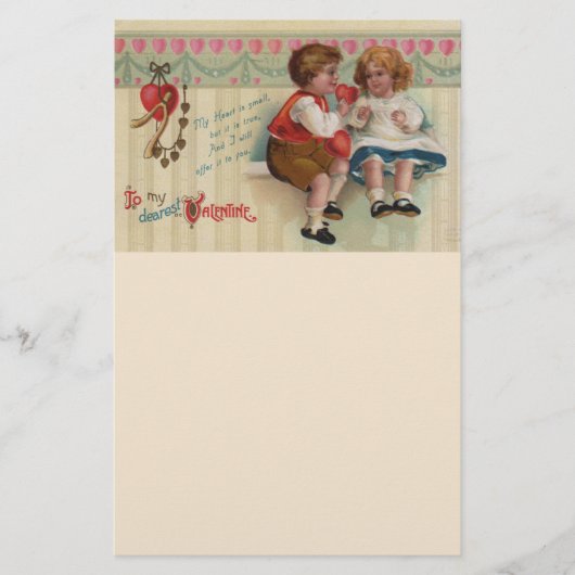 Liebste Valentine Stationery Briefpapier (Vorderseite)
