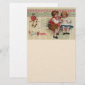Liebste Valentine Stationery Briefpapier (Vorne/Hinten)