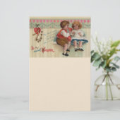 Liebste Valentine Stationery Briefpapier (Stehend Vorderseite)