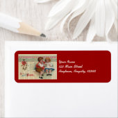 Liebste Valentine Vintag Address Stickers (Insitu)