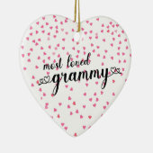 Liebster Grammy Keramik Ornament (Rechts)