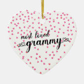 Liebster Grammy Keramik Ornament (Vorne)