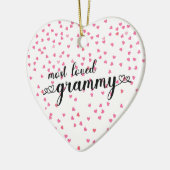 Liebster Grammy Keramik Ornament (Links)