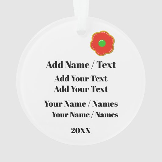 Liebster Ornament (Rückseite)