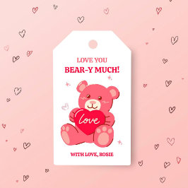 Liebstes Bärchen Valentins-Geschenk-Anhänger Geschenkanhänger