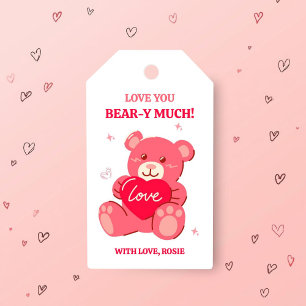 Liebstes Bärchen Valentins-Geschenk-Anhänger Geschenkanhänger