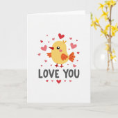 Liebstes Gelber Vogel Karte (Gelbe Blume)