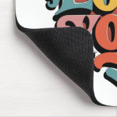 Liebstes Herz Retro Psychedelia Mousepad (Ecke)