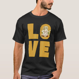 Liebt Angeln Vater Gnom und Fischerhut Forelle Fi T-Shirt