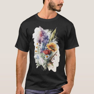 Liebt Blumen Junge T-Shirt