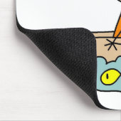 Liebt Bootsfahren Mauspad (Ecke)
