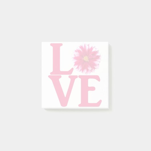 Liebt Dahlia Classic Post-it Klebezettel (Vorderseite)