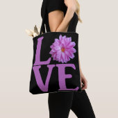 Liebt Dahlia Lavendel Klassiker Tasche (Von Nahem)