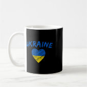 Liebt die Ukraine Kaffeetasse (Links)