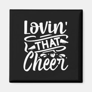 Liebt diesen Cheer Cheerleader Magnet