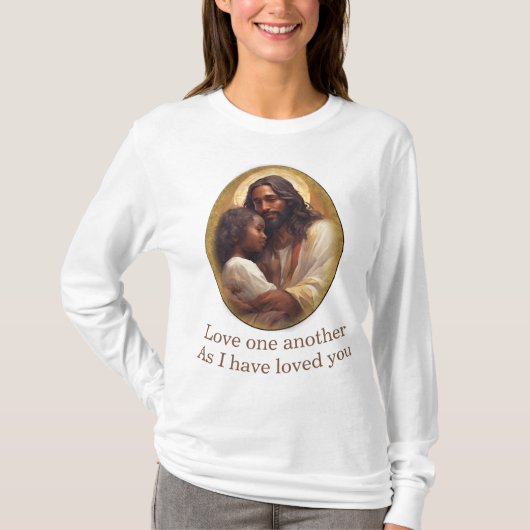 Liebt einander Christen T-Shirt (Vorderseite)