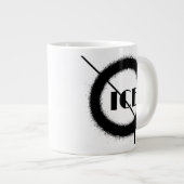 liebt einander Jumbo-Tasse (Vorderseite Rechts)