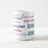 Liebt einander Kaffeetasse (Mittel)