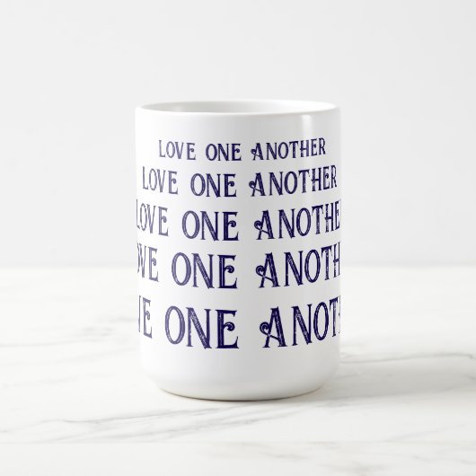 Liebt einander Kaffeetasse (Mittel)