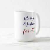 Liebt einander Kaffeetasse (VorderseiteRechts)