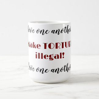 Liebt einander kaffeetasse
