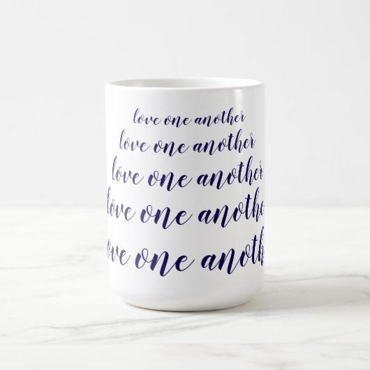 Liebt einander Kaffeetasse (Mittel)