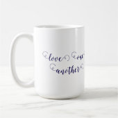 Liebt einander Kaffeetasse (Links)