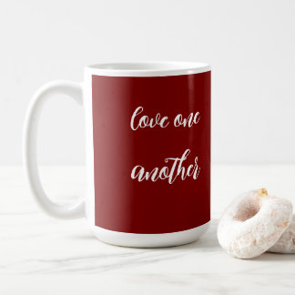 Liebt einander Kaffeetasse