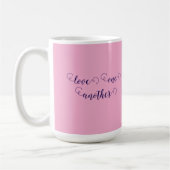 Liebt einander Kaffeetasse (Links)
