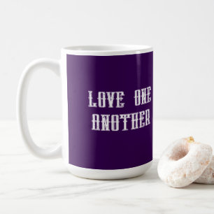 Liebt einander Kaffeetasse