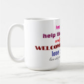 Liebt einander Kaffeetasse (Links)
