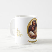 Liebt einander kaffeetasse (Vorderseite Links)